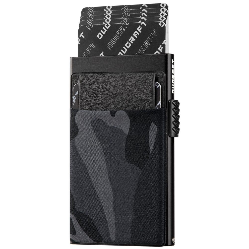 8928 Credit Card Holder with Money Pocket Minimalist Slim Aluminum Metal